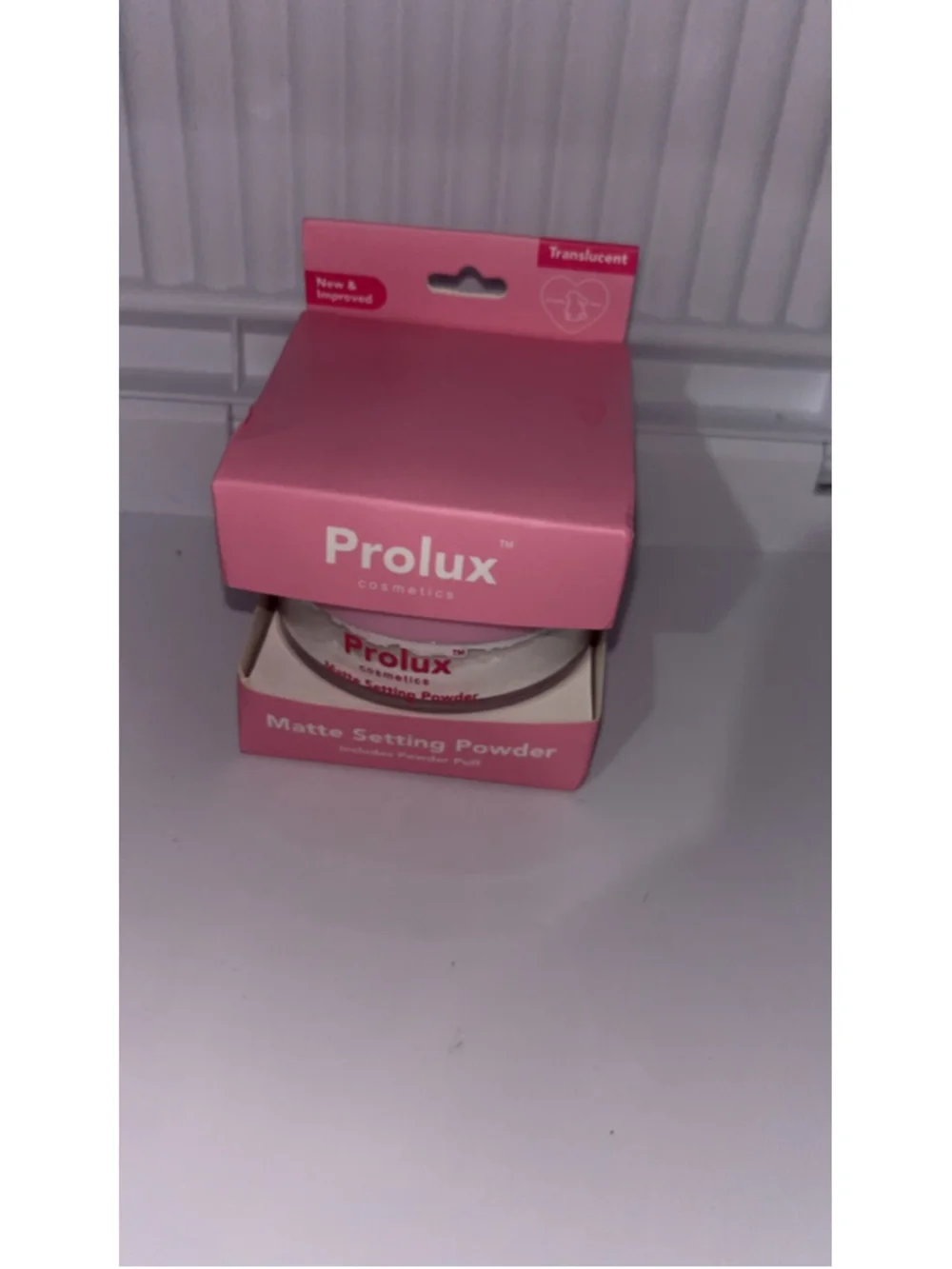 Women's Prolux Cosmetics Matte Setting Powder One Size Pink White